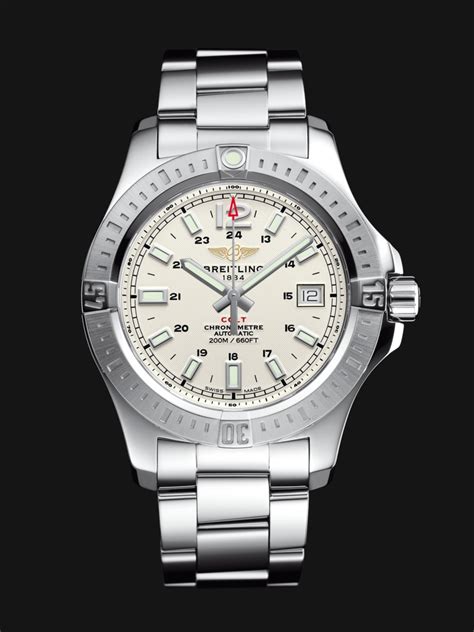 breitling colt 41 white|Breitling colt 41 reviews.